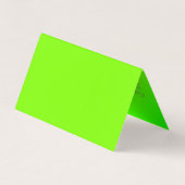 carte de visite dégradé jaune vert (Dos)