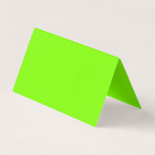 Carte De Visite dégradé jaune-vert fluorescent (Dos)