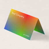Carte De Visite Dégradé rétrograde (Devant)