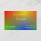 Carte De Visite Dégradé rétrograde (Dos)