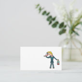Carte De Visite Dégustation de vin de sommelier (Debout devant)