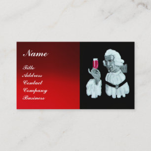 CARTE DE VISITE DÉGUSTATION DE VIN DE SOMMELIER FÊTE, SCEAU DE CIR