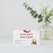 Carte De Visite Dégustation de vin | Grower | Vignoble (Debout devant)