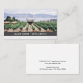Carte De Visite Dégustation de vin | Vin Stain (Devant / Derrière)