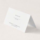 Carte De Visite Dégustation De Vins | Marbre | Ouverture de vin (Dos)