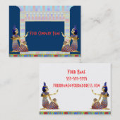 Carte de visite d'Egypte antique (Devant / Derrière)