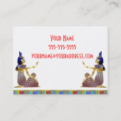 Carte de visite d'Egypte antique (Dos)