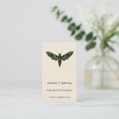 Carte De Visite Deilephila Nerii - Oleander Hawk-Moth Business Car (Debout devant)