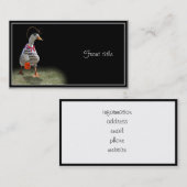 Carte De Visite Délai de traitement ou de traitement pour le canar (Devant / Derrière)