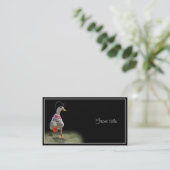 Carte De Visite Délai de traitement ou de traitement pour le canar (Debout devant)