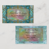 Carte De Visite Delancey par le professionnel élégant de mer (Devant / Derrière)