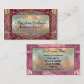 Carte De Visite Delancey Petal Elegant Professional (Devant / Derrière)