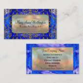 Carte De Visite Delancey précipitant le professionnel élégant (Devant / Derrière)