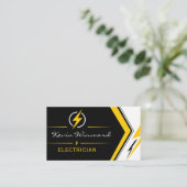 Carte de visite d'électricien (Debout devant)