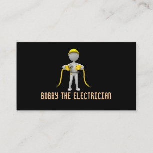 Carte de visite d'électricien