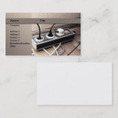 carte de visite d'électricien (Devant / Derrière)