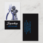 Carte de visite d'électricien (Devant / Derrière)