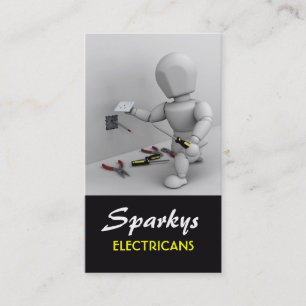 Carte de visite d'électricien