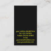 Carte de visite d'électricien (Dos)