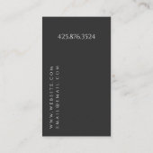 Carte de visite d'électricien (Dos)