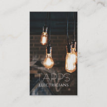 Carte de visite d'électricien