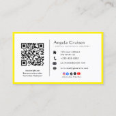 Carte de visite d'électricien professionnel (Dos)