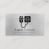 Carte de visite d'électricien professionnel (Devant)