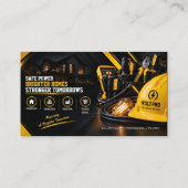 Carte de visite d'électricien | Services électriqu (Dos)