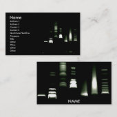 Carte de visite d'électrophorèse de Gel (Devant / Derrière)