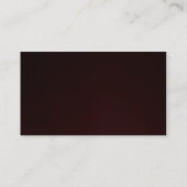 carte de visite d'élégance (Dos)