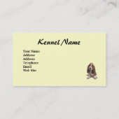 Carte de visite d'éleveur de Basset Hound (Dos)