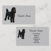 Carte de visite d'éleveur de caniche (Devant / Derrière)