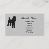 Carte de visite d'éleveur de caniche (Dos)