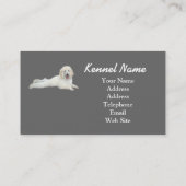 Carte de visite d'éleveur de caniche (Dos)