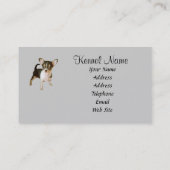 Carte de visite d'éleveur de chiwawa (Dos)