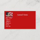 Carte de visite d'éleveur de golden retriever (Dos)