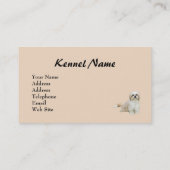 Carte de visite d'éleveur de Shih Tzu (Dos)