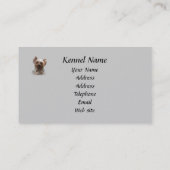 Carte de visite d'éleveur de Yorkshire Terrier (Dos)