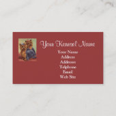 Carte de visite d'éleveur de Yorkshire Terrier (Dos)