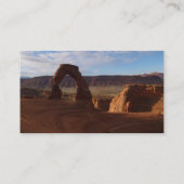 Carte De Visite Delicate Arch II au Parc national des Arches (Dos)