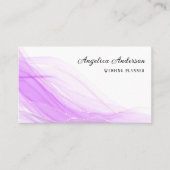 Carte de visite Delicate Purple Gold Détails (Devant)