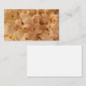 Carte de visite délicieux de maïs éclaté (Devant / Derrière)