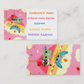 Carte de visite délicieux de partie d'imagination (Devant / Derrière)