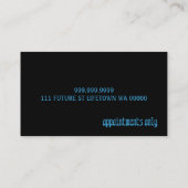 Carte De Visite Délivrance de lecture de palmiers à main psychique (Dos)