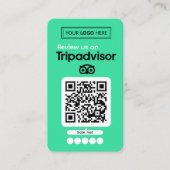 Carte De Visite Demande d'avis Tripadvisor (Devant)