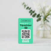 Carte De Visite Demande d'avis Tripadvisor (Debout devant)
