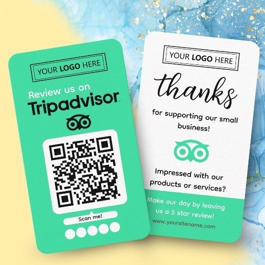 Carte De Visite Demande d'avis Tripadvisor