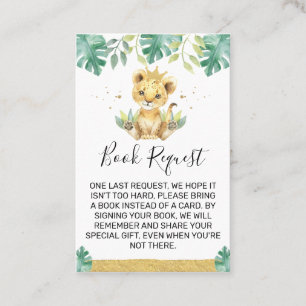 Carte De Visite Demande de Baby shower de la Couronne d'un petit r