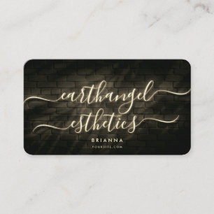 Carte De Visite Demande : Earthangel Esthetics Llow Script