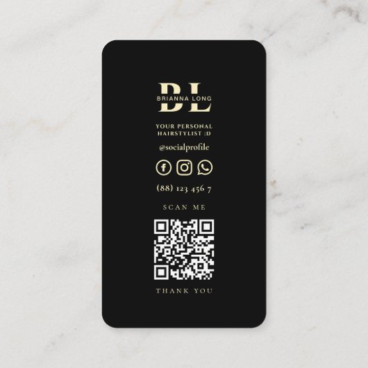 Carte De Visite Demande : Earthangel Esthetics Llow Script (Dos)